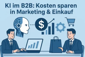 KI im B2B: Kosten sparen in Marketing & Einkauf